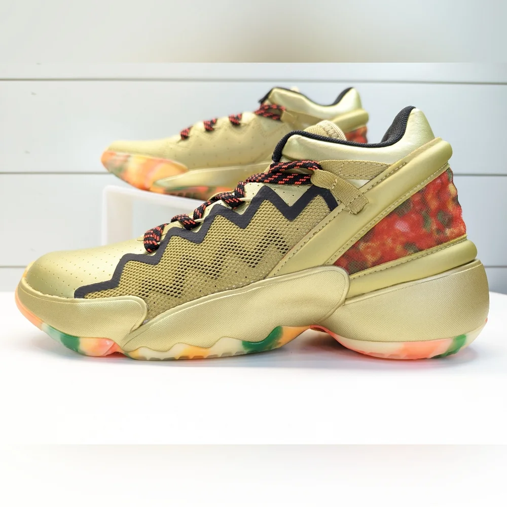 Adidas D.O.N ISSUE 2 Gummy Bear Donovan Spida Mitchell Gold Sneakers Men's 8.5